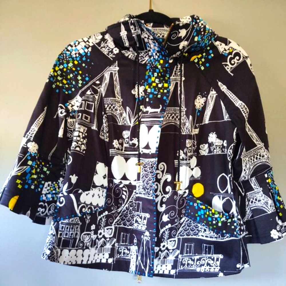 Berek 'Flowers from Paris' 💐Zip-Up Jacket~ Size S